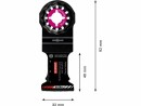 Bosch Professional Tauchsägeblatt Expert Starlock MultiMax Carbide 32 mm