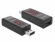 DeLock Strommessadapter Volt Ampere USB-A Stecker - USB-A