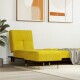 vidaXL , Farbe: Gelb, Material: Samt (100 % Polyester). Sperrholz