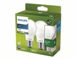 Philips Lampe Ultra Efficient LED E27 3000K 2St. Warmweiss