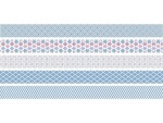 Heyda Washi Tape Pastell Mini Hellblau, Detailfarbe: Blau