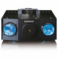 Lenco LED Vernebler LFM-220BK schwarz mit 1L Flüssigkeit, r.c