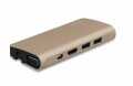 LMP Dockingstation USB-C Travel Dock Gold, Ladefunktion: Ja