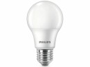 Philips Lampe (60W), 8W, E27, Warmweiss, 3 Stück