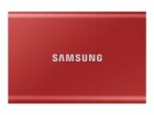 Samsung Externe SSD - Portable T7 Non-Touch, 500 GB, Rot