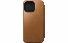 Nomad Book Cover Modern Leather Folio iPhone 15 Pro