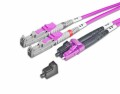 Lightwin LWL-Patchkabel E2000-LC, Multimode, OM4, 15m