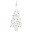 Bild 0 vidaXL Künstlicher Weihnachtsbaum mit Beleuchtung & Kugeln Weiß 90 cm