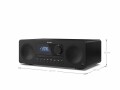 Sharp DAB+ Radio XL-B720D Schwarz, Radio Tuner: FM, DAB+