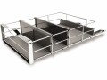 Simplehuman Regal Organizer 35 x 50.8 cm, Grau/Silber, Bewusste