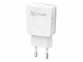 Xlayer Colour Line - Adaptateur secteur - 2.1 A (USB) - blanc