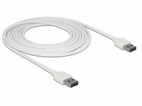 DeLock USB2.0 Easy Kabel, A-A, 3m, Weiss Typ