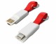 MiPow USB-Ladekabel Colibri USB A - Micro-USB B/Lightning 0.11