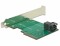 Bild 7 DeLock Host Bus Adapter Controller PCI-ex4 - U.2 Bracket