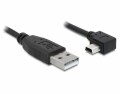 DeLock USB-mini-Kabel 1m A-MiniB(5-Pol), USB 2.0, Mini-B