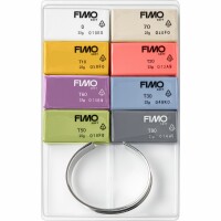 FIMO Modelliermasse Soft 8x25g 8023C8-1P Trendfarben, Aktuell