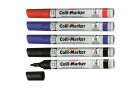 Herlitz Flipchart-Marker Colli 1-4 mm, 5 Stück, Blau/Rot/Schwarz