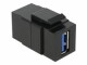 DeLock Keystone-Modul USB 3.0, A ? A, (f-f) Schwarz