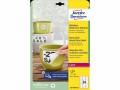 Avery Zweckform Universal-Etiketten 63.5 x 33.9 mm, 20 Blatt, Klebehaftung