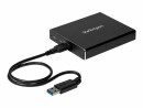 StarTech.com - Dual-Slot Drive Enclosure for M.2 NGFF SATA SSDs - USB 3.1 (10Gbps) - RAID