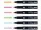 Tombow Textmarker MONO EDGE, 6er-Set, Set: Ja, Verpackungseinheit