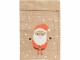 Folia Jutesack Samichlaus 35 x 50 cm, Detailfarbe: Nature