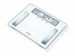 Beurer Körperanalysewaage BG51 Weiss, Displaytyp: LCD