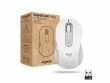 Logitech Maus Signature M650 for Business Weiss, Maus-Typ: Mobile
