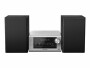 Panasonic Micro-HiFi Anlage PM704 Silber, Radio Tuner: FM, DAB+