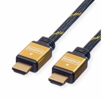 Roline HDMI High Speed Kabel, Eth. 11.04.5506 Gold, ST/ST