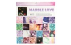 American Crafts Designpapier Marble Love 48 Blatt, Papierformat: 30.5 x