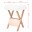 Bild 4 vidaXL Massage-Klapphocker 12 cm dicker Sitz & 2 Nackenrollen Weiß