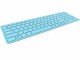 Image 2 Rapoo Funk-Tastatur E9700M ultraslim Blau, Tastatur Typ