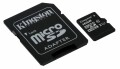 Kingston - Flash-Speicherkarte (microSDHC/SD-Adapter inbegriffen)