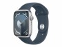 Apple Watch Series 9 45 mm Alu Silber Sport
