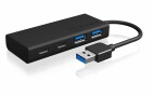 RaidSonic ICY BOX USB-Hub IB-HUB1426-U3, Stromversorgung: USB, Anzahl