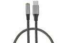 4smarts Audio-Kabel MatchCord USB-C-Stecker - 3.5 mm Klinke 0.12