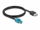 Image 1 DeLock USB-Kabel HSD Z - USB-A, (f-f) 1 m