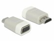 DeLock Adapter HDMI - VGA ohne Mutter, Weiss, Kabeltyp