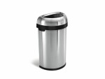 Simplehuman Abfalleimer CW1468 60 Liter, Silber, Anzahl Behälter: 1