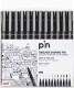 UNI-BALL  Fineliner Pin - PIN-200/S schwarz               12 Stück