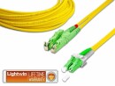 Lightwin LWL-Patchkabel E2000/APC-LC/APC, Singlemode, Duplex, 1m