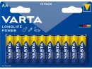 Varta Batterie Longlife Power AA 10 Stück, Batterietyp: AA