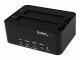 StarTech.com - Dual Bay USB 3.0 Duplicator and Eraser Dock for 2.5" & 3.5" SATA SSD HDD - 1:1 Standalone Cloner & Wiper Docking Station (SATDOCK2REU3)