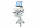 Ergotron Cart with LCD Arm, SLA Powered, 2 Drawers