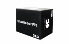 Gladiatorfit Schaumstoff-Plyobox zum Springen 3 in 1, Schwarz mit