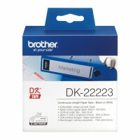 Brother PTOUCH Etiketten endlos 50mm/30.48m DK-22223 QL-500 Papier