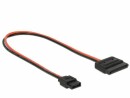 DeLock Stromkabel Slim-SATA ? SATA 24 cm, Kabeltyp: Adapterkabel
