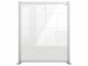 Nobo Schreibtischtrennwand Premium Plus 80 x 100 cm Acryl