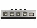 DeLock Switchbox USB 2.0, 4 Port, Anzahl Eingänge: 4